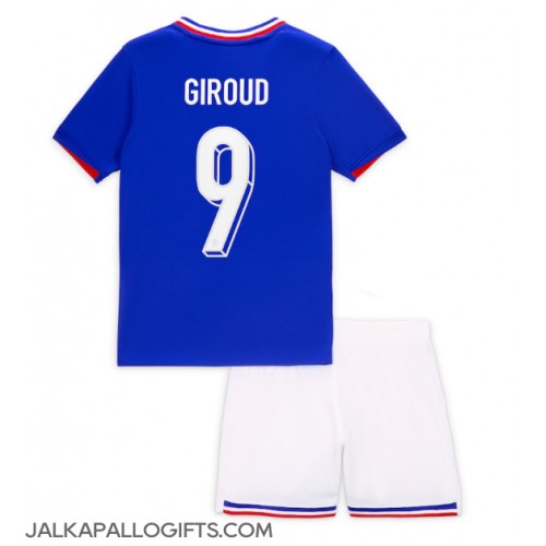 Ranska Olivier Giroud #9 Koti Peliasu Lasten EM-Kisat 2024 Lyhythihainen (+ Lyhyet housut)